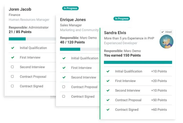 referencias odoo erp